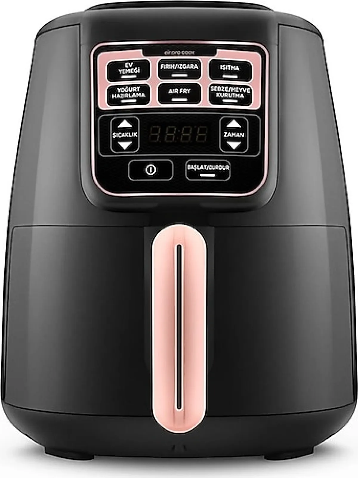 Karaca Air Pro Cook XL 2in1 Airfryer 4 lt Konuşan Yağsız Rose Gold Fritöz