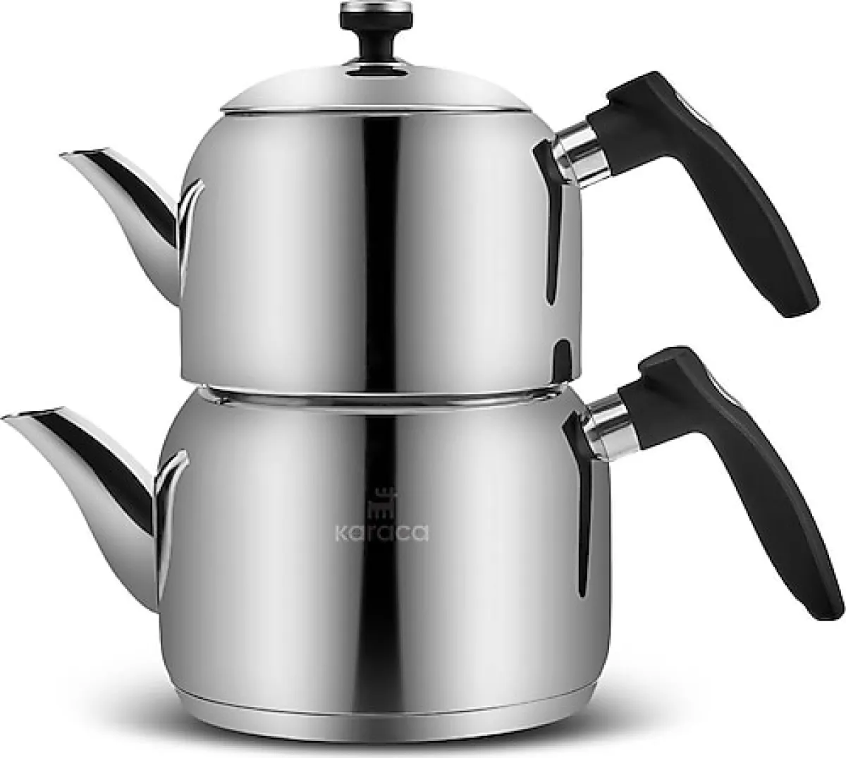 Karaca Asiye Midi Boy Çelik Çaydanlık