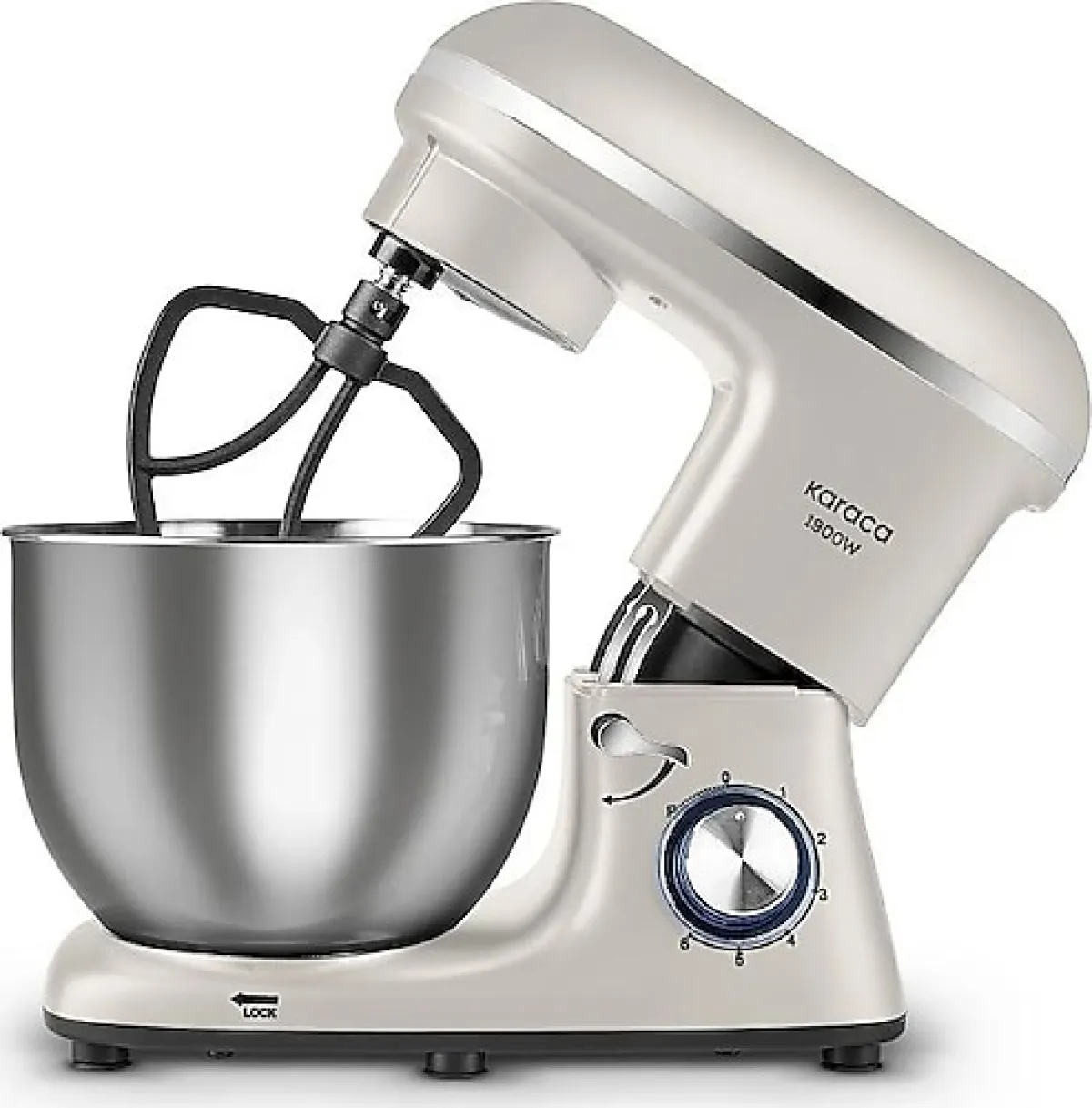 Karaca Chefcrafter 1900 W Porcelain White 7 lt Stand Mikser