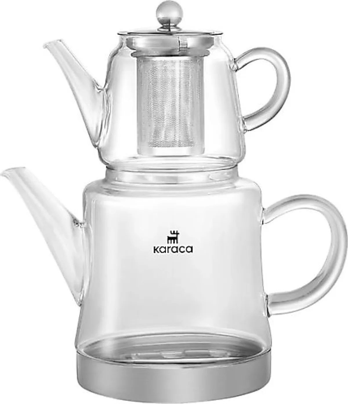 Karaca Dora Midi Boy Borosilikat Cam Çaydanlık