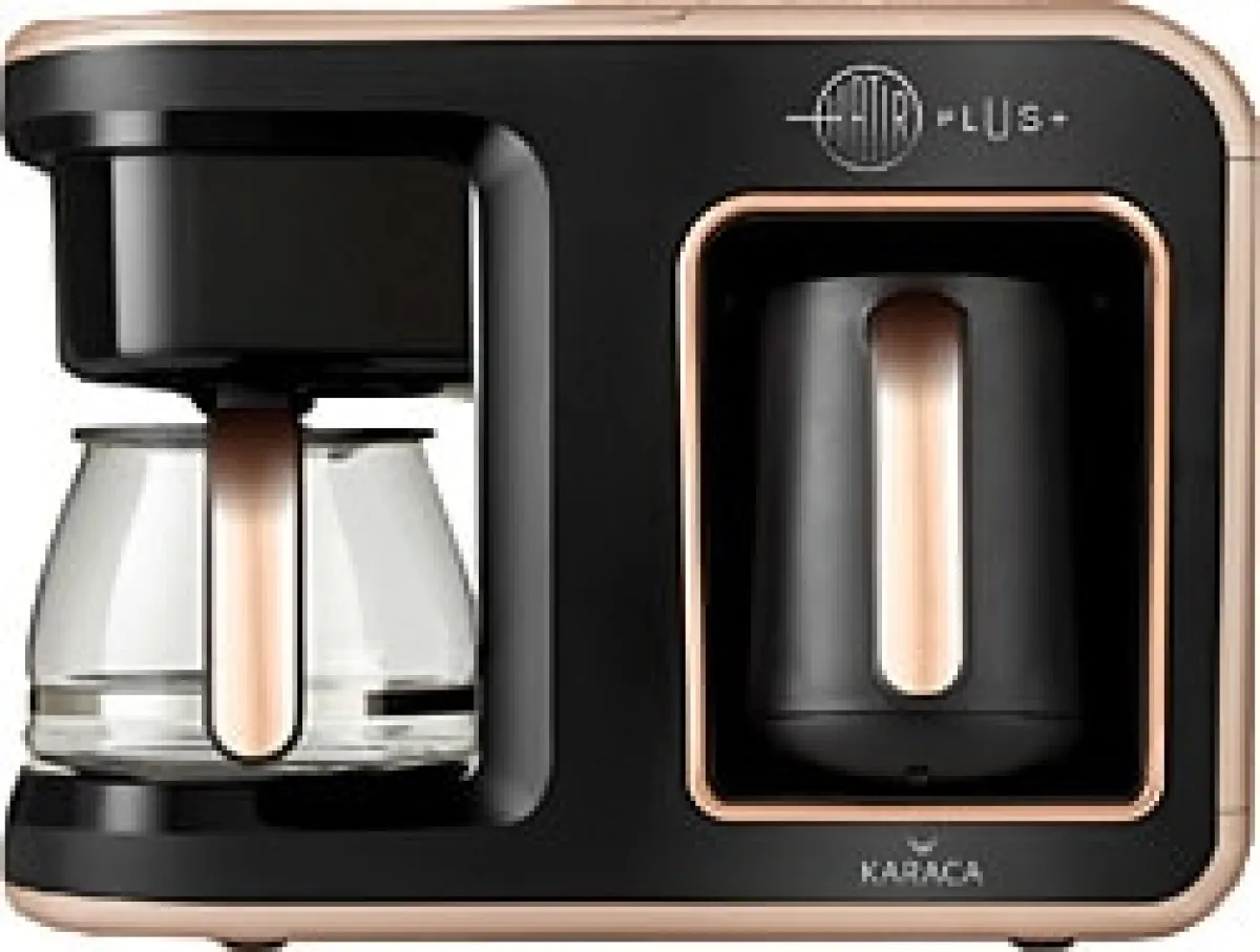 Karaca Hatır Plus 2 in 1 Rosie Brown Filtre Kahve Makinesi