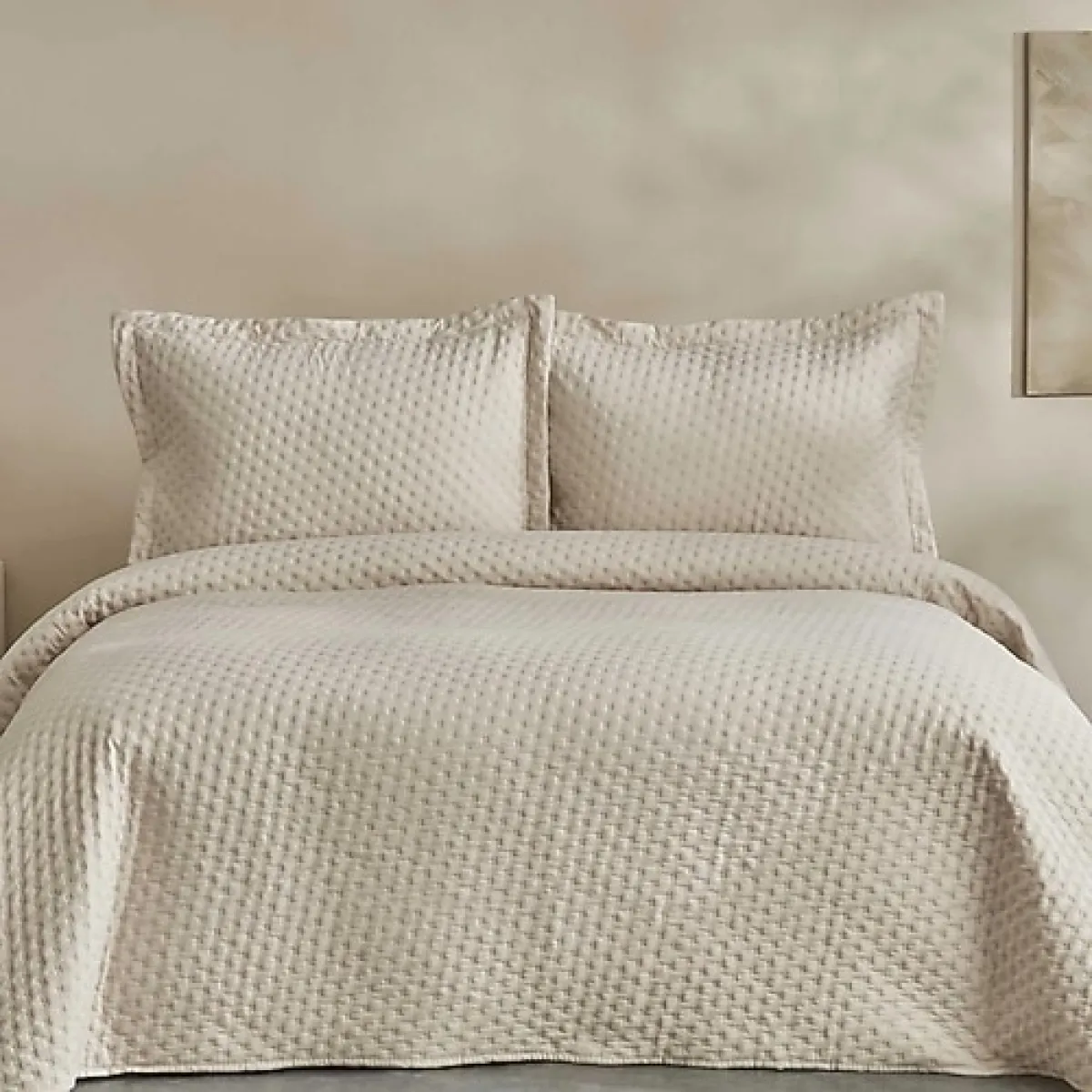 Karaca Home Breeze Soft Ekru Tek Kişilik Yatak Örtüsü Takımı