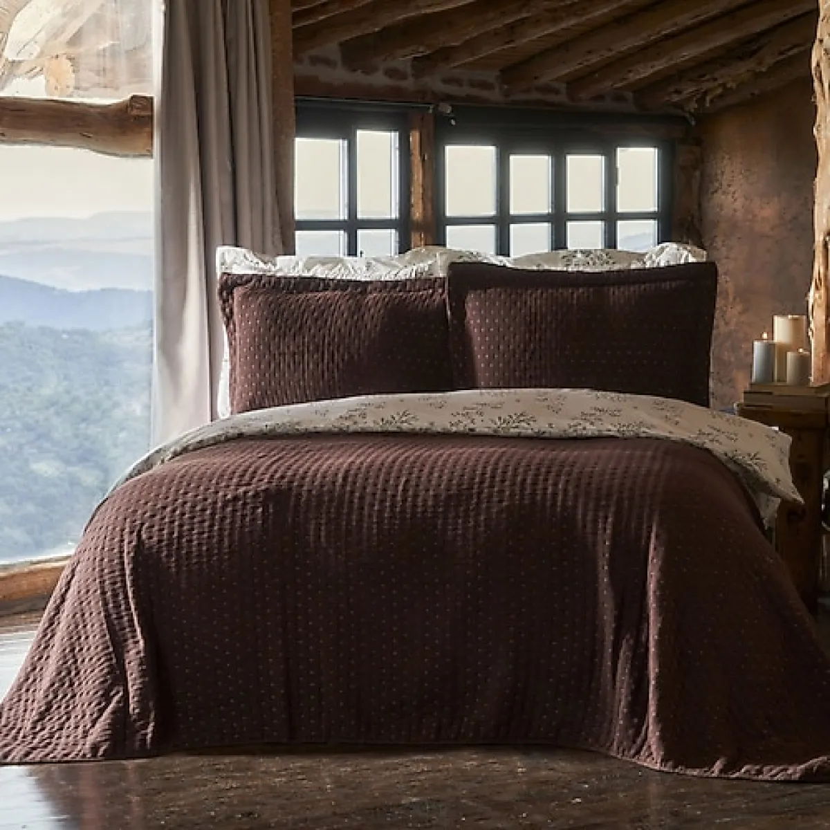 Karaca Home Britney Çift Kişilik Yatak Örtüsü Takımı