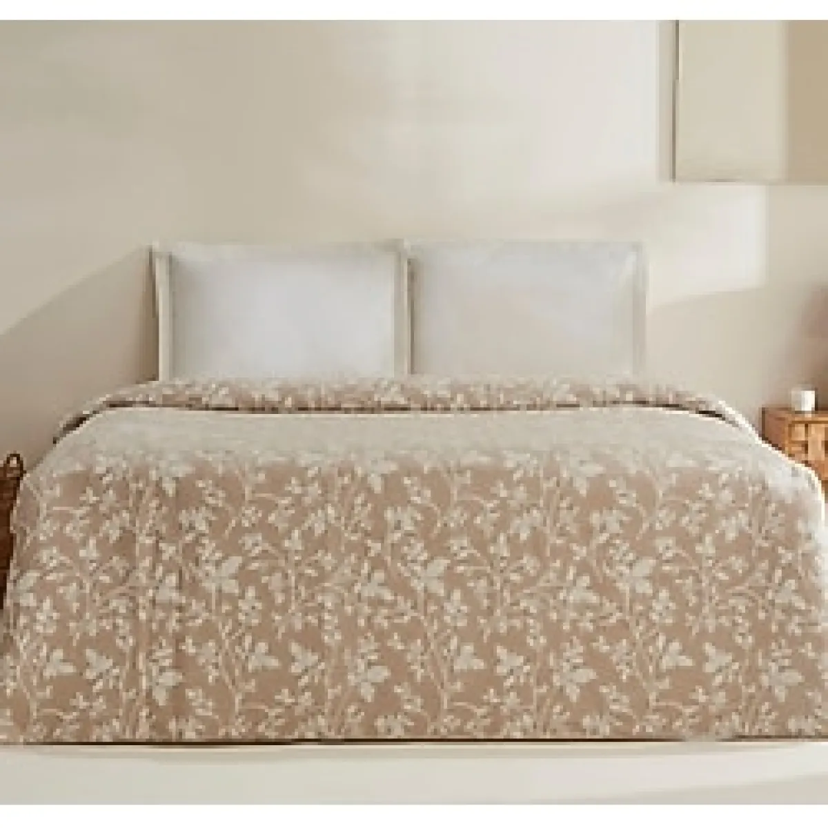 Karaca Home Cintia Çift Kişilik Akrilik Battaniye Sütlü Kahve