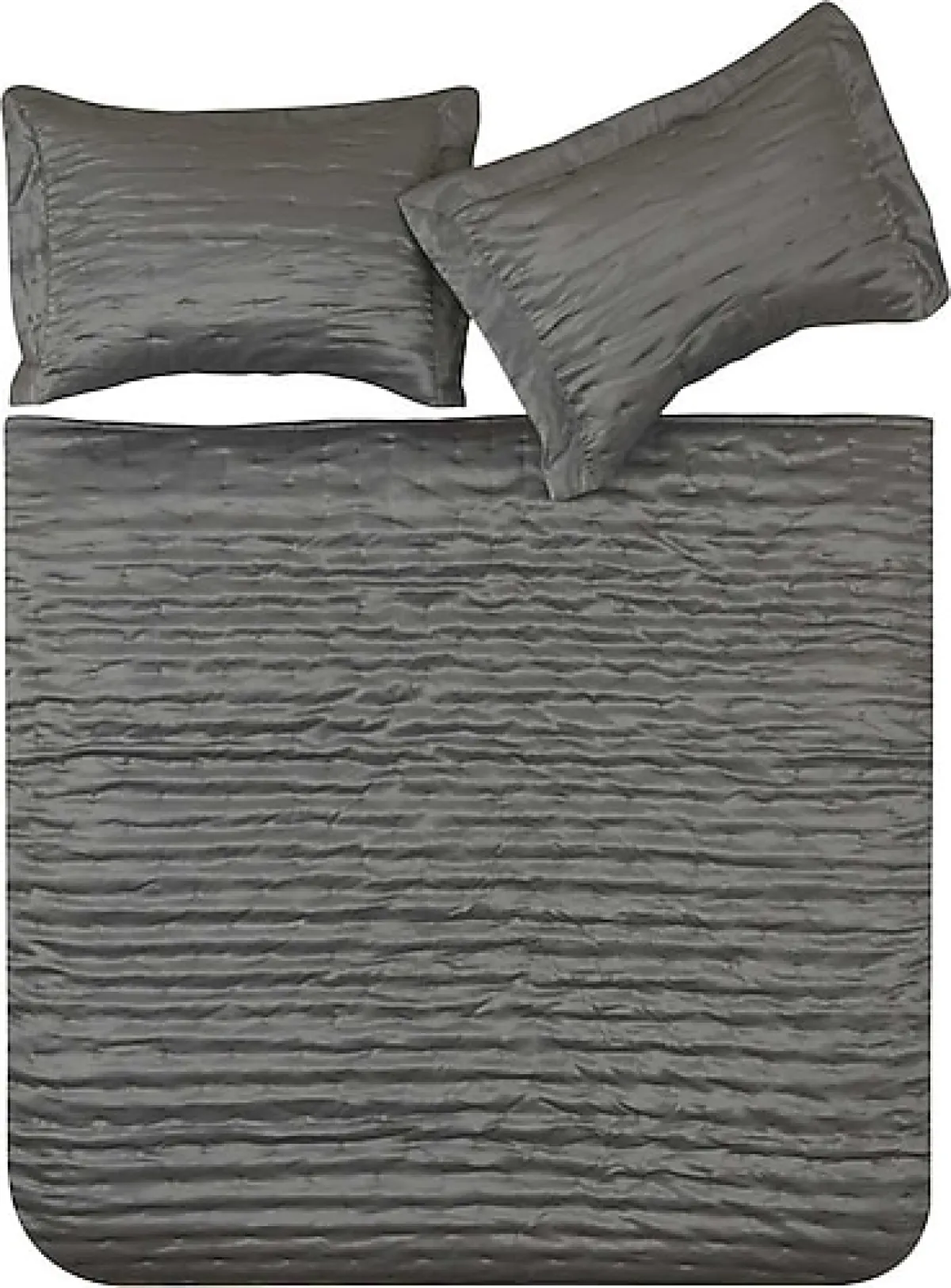 Karaca Home Glamour Gri Çift Kişilik Yatak Örtüsü Takımı