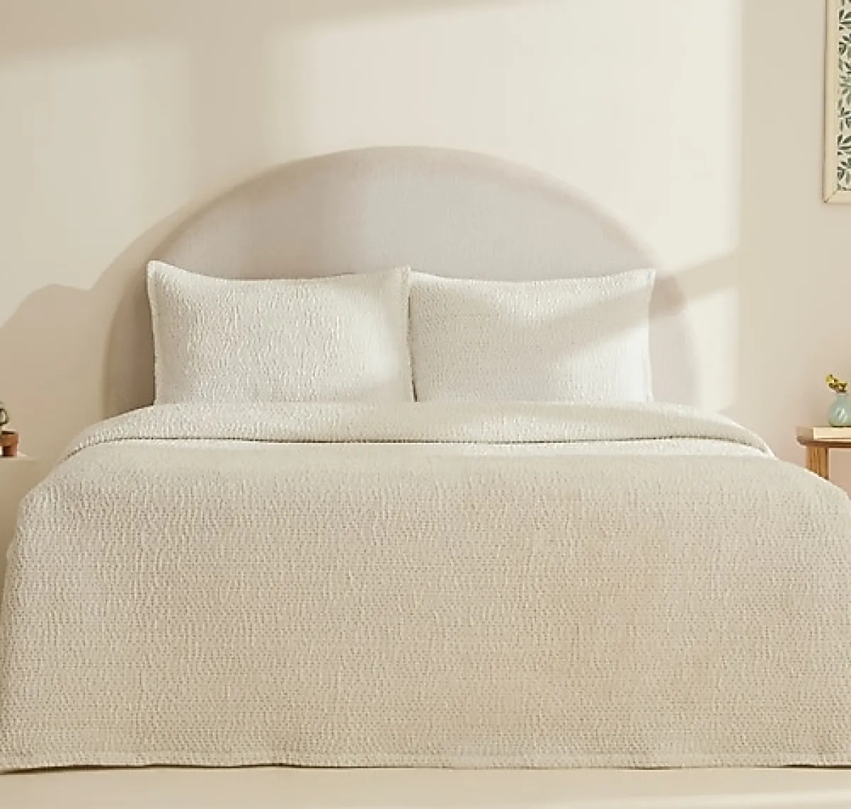 Karaca Home Linda Mint Çift Kişilik Yatak Örtüsü Takımı