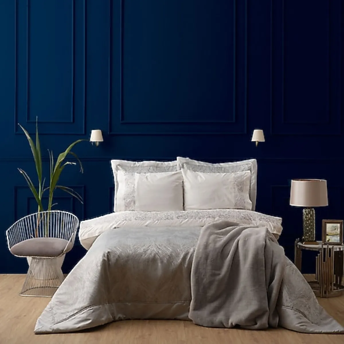 Karaca Home Lyra 8 Parça Çeyiz Seti Silver