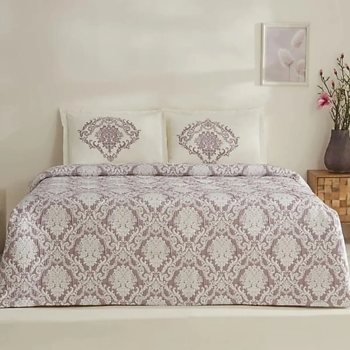 Karaca Home Nolven Çift Kişilik Yatak Örtüsü Takımı