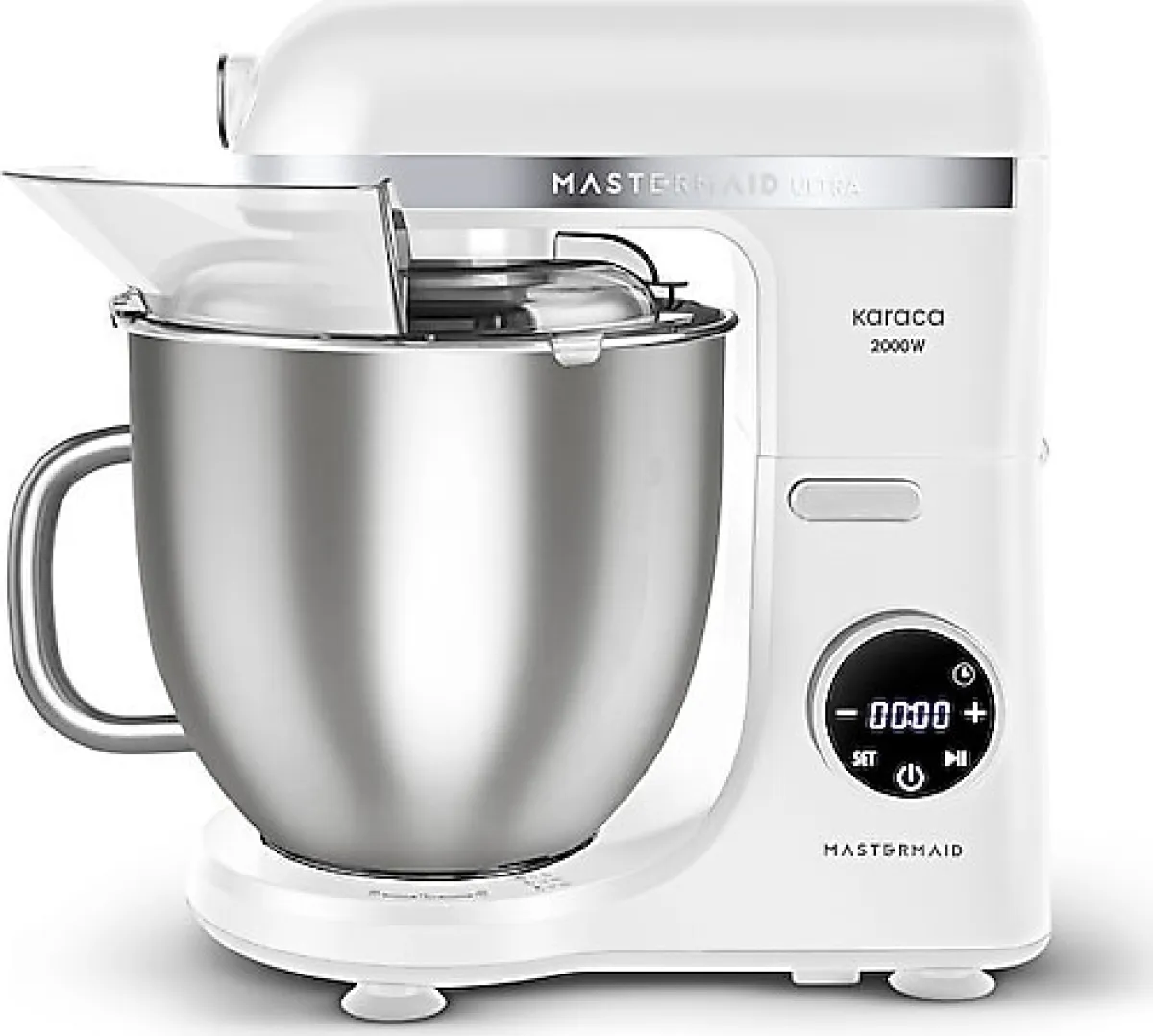 Karaca Mastermaid Chef Ultra D 2000 W Matte White 7 lt Hamur Yoğurma Makinesi