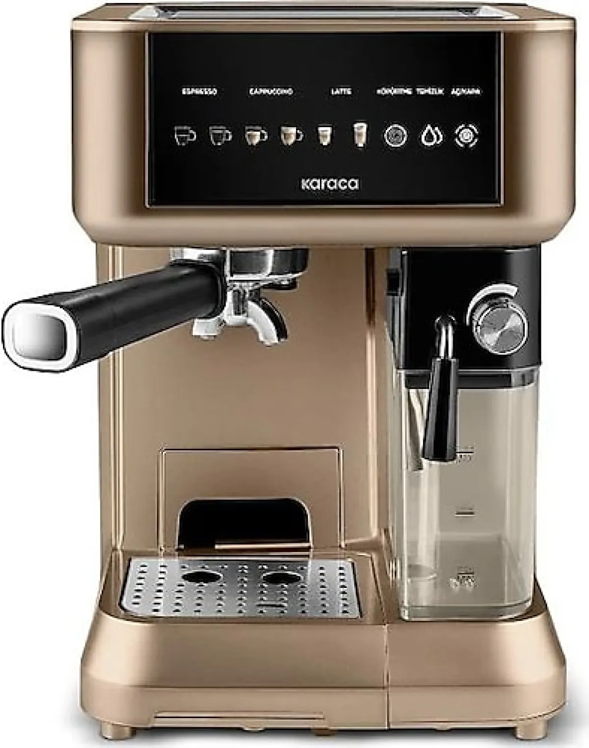 Karaca MyCaffe Barista S10 Walnut Brown Yarı Otomatik Espresso Makinesi
