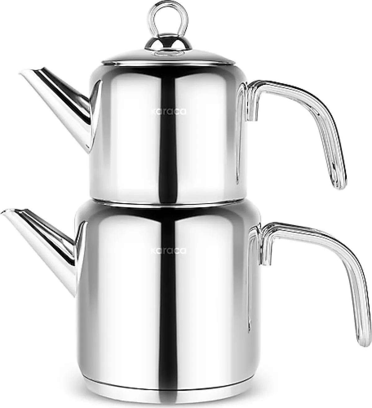 Karaca New Mani Çelik Saplı Midi Boy Çaydanlık