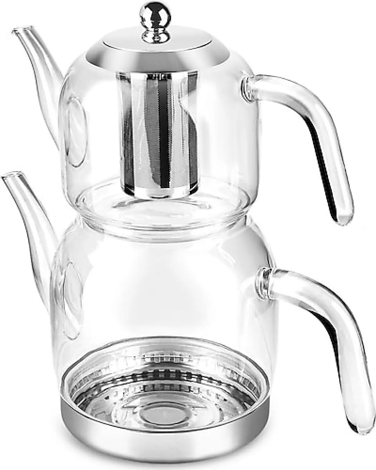 Karaca Panora Aile Boy Cam Çaydanlık