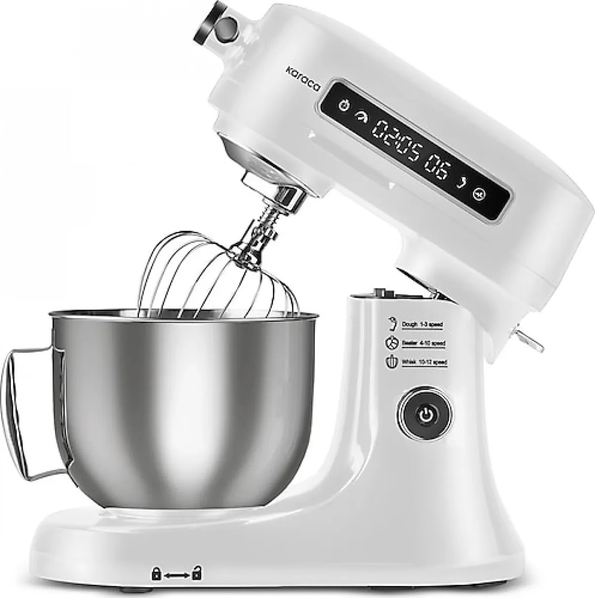 Karaca Pro Artisan Zaman Ayarlı White 1600 W 5 lt Mutfak Şefi