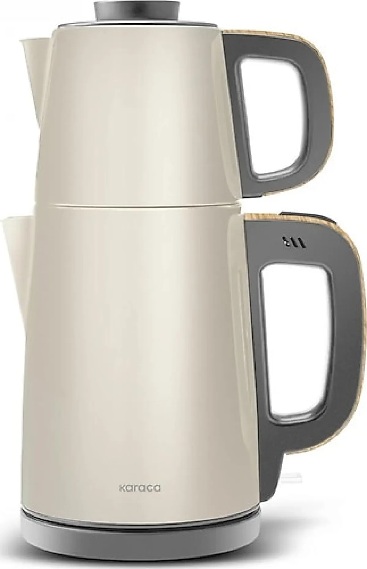 Karaca Tea Break Wood Craft 1650 W Çelik Demlikli Çay Makinesi