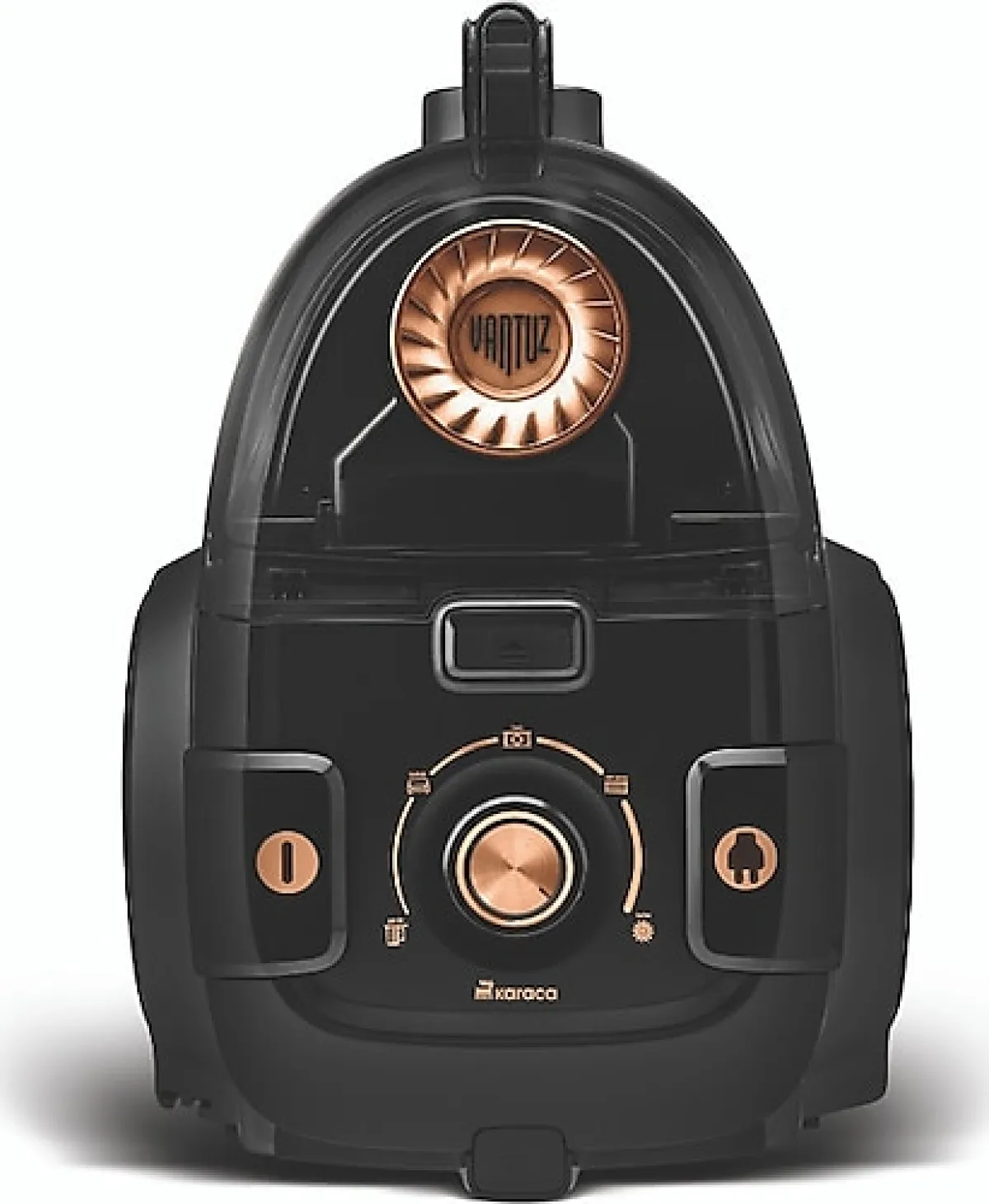 Karaca Vantuz High Force F2 Matte Black Copper 899 W Toz Torbasız Süpürge