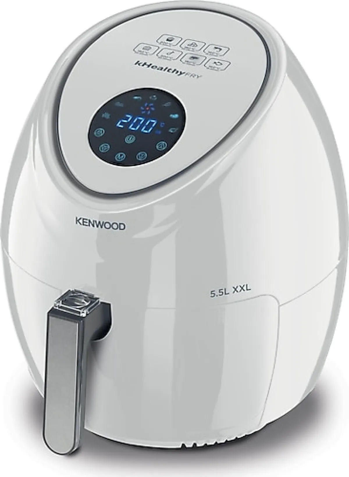 Kenwood Air Fryer XXL HFP50.000WH 5.5 lt Beyaz Yağsız Fritöz