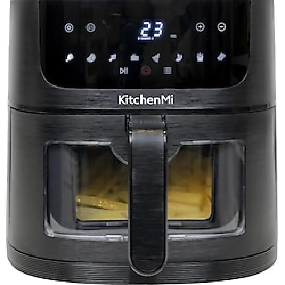 KitchenMi Air Fryer 6 lt Siyah Yağsız Fritöz
