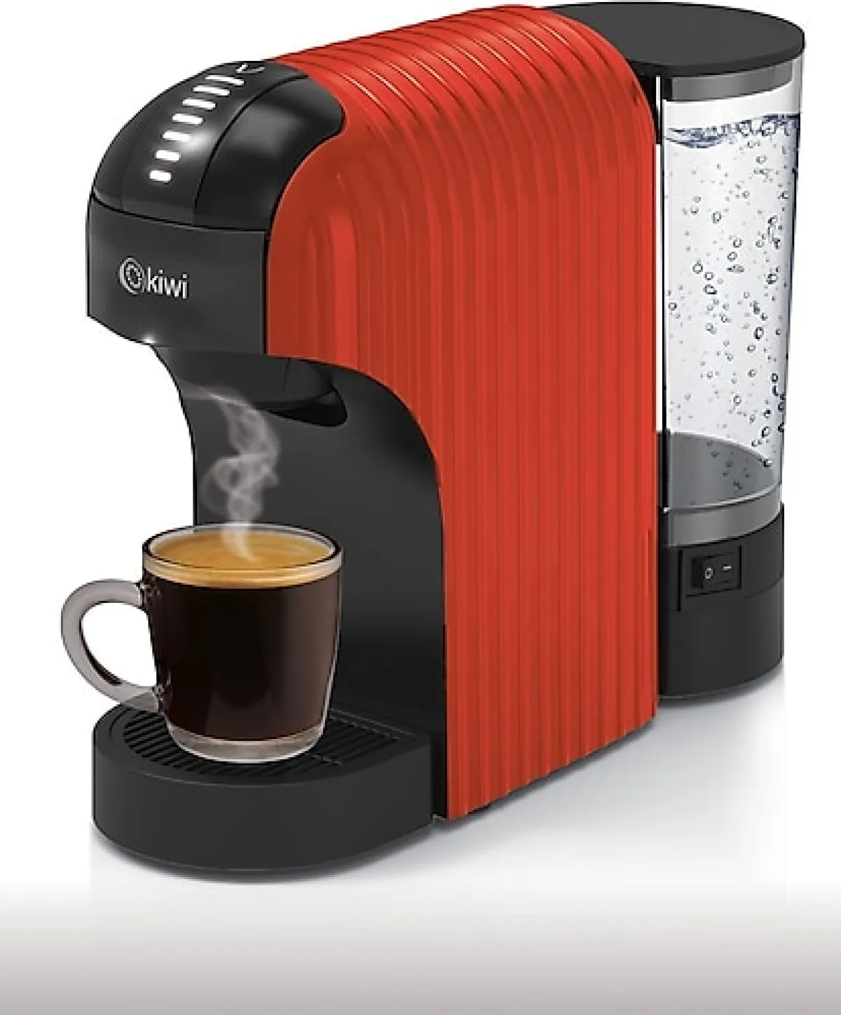 Kiwi KCM-7597 Kırmızı Kapsül Kahve Makinesi