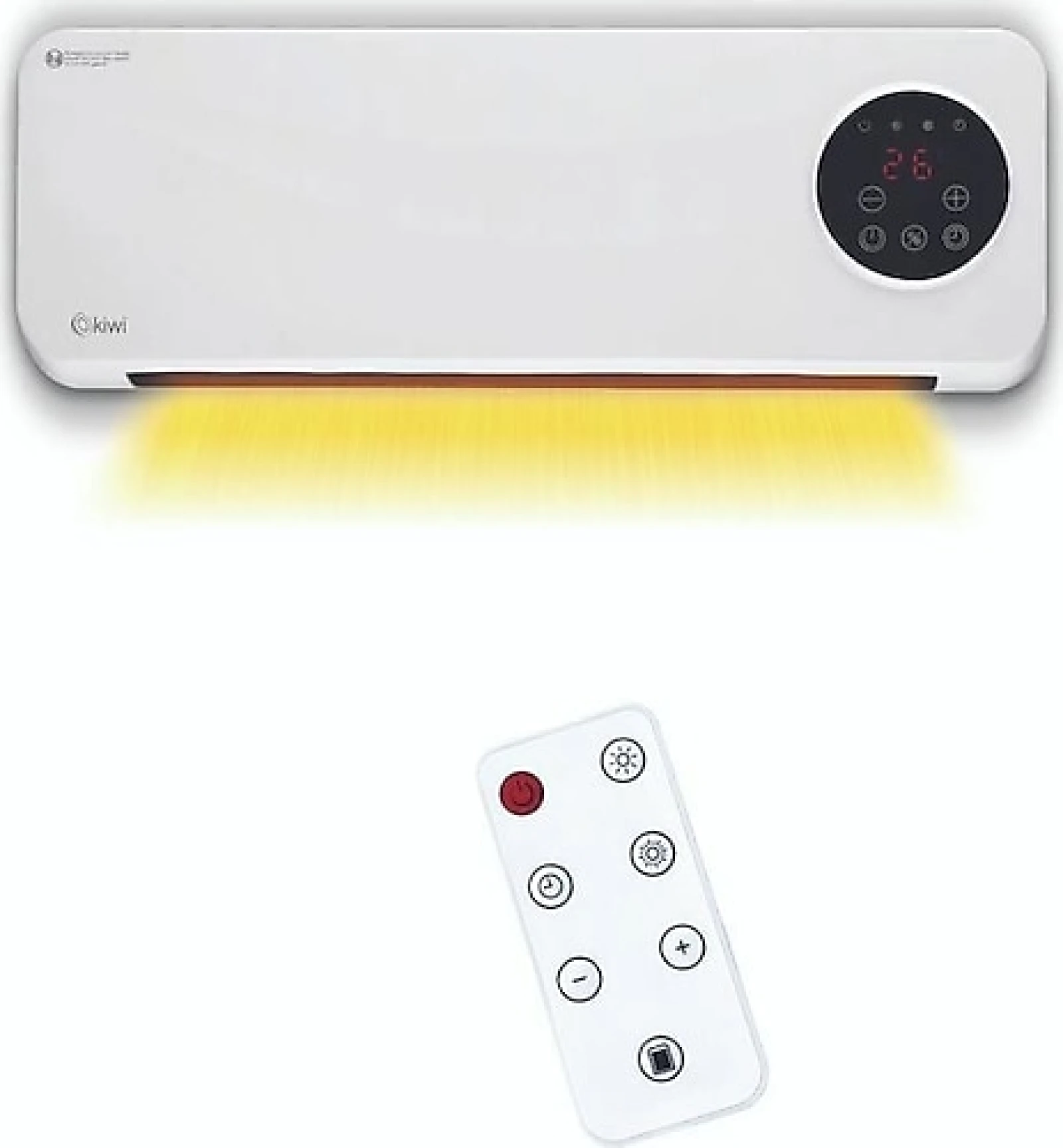 Kiwi KHT 8490 2000 W Duvar Tipi Fanlı Isıtıcı