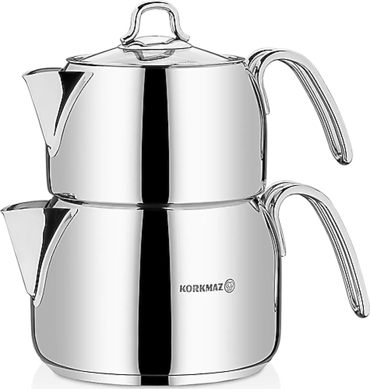 Korkmaz Perla A029 Mega Boy Çelik Çaydanlık