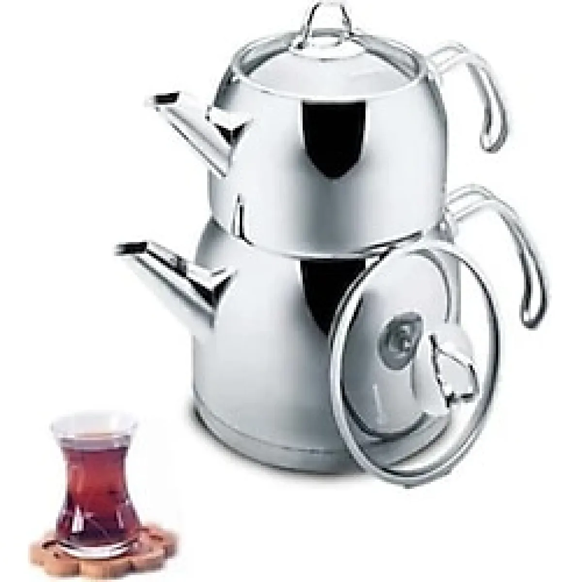 Korkmaz Provita A105 Maxi Boy Çelik Çaydanlık