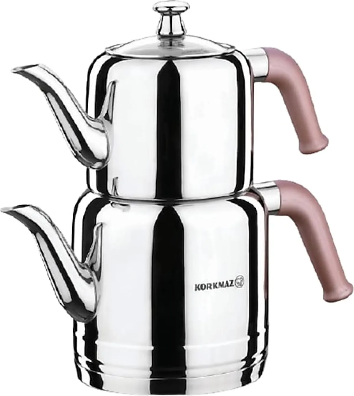 Korkmaz Riva A189-01 Rose Gold Çelik Çaydanlık