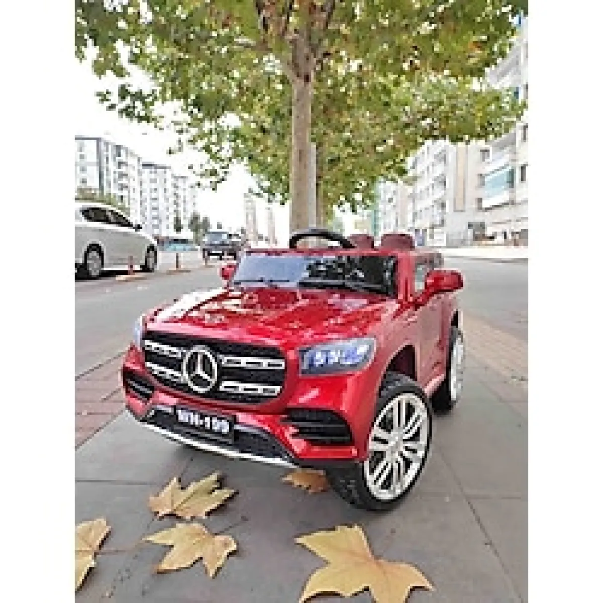 Kral Mercedes -Gls 12 Volt Kumandalı Eva Lastik - Bordo