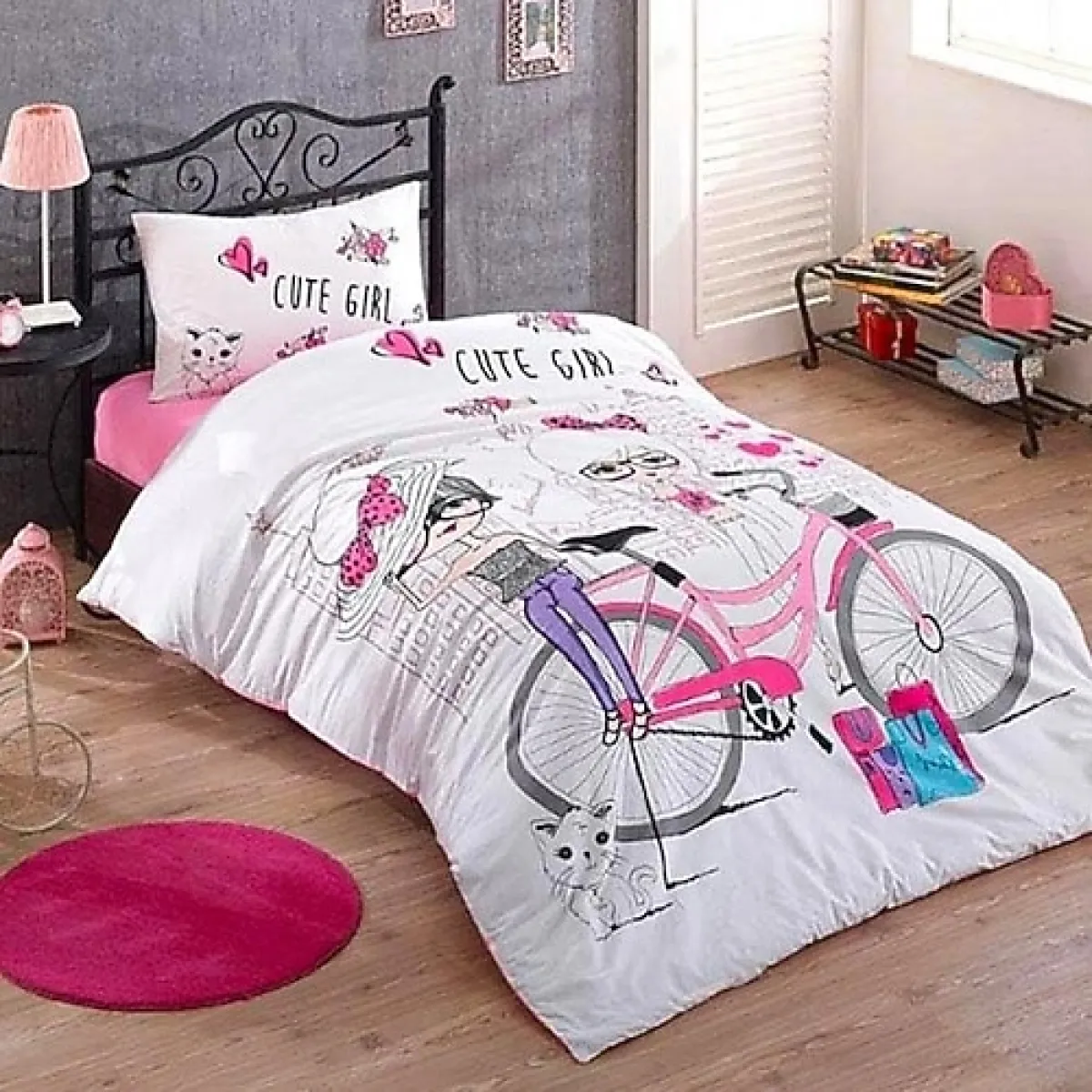 Kristal By Taç Cute Girls Tek Kişilik Nevresim Takımı