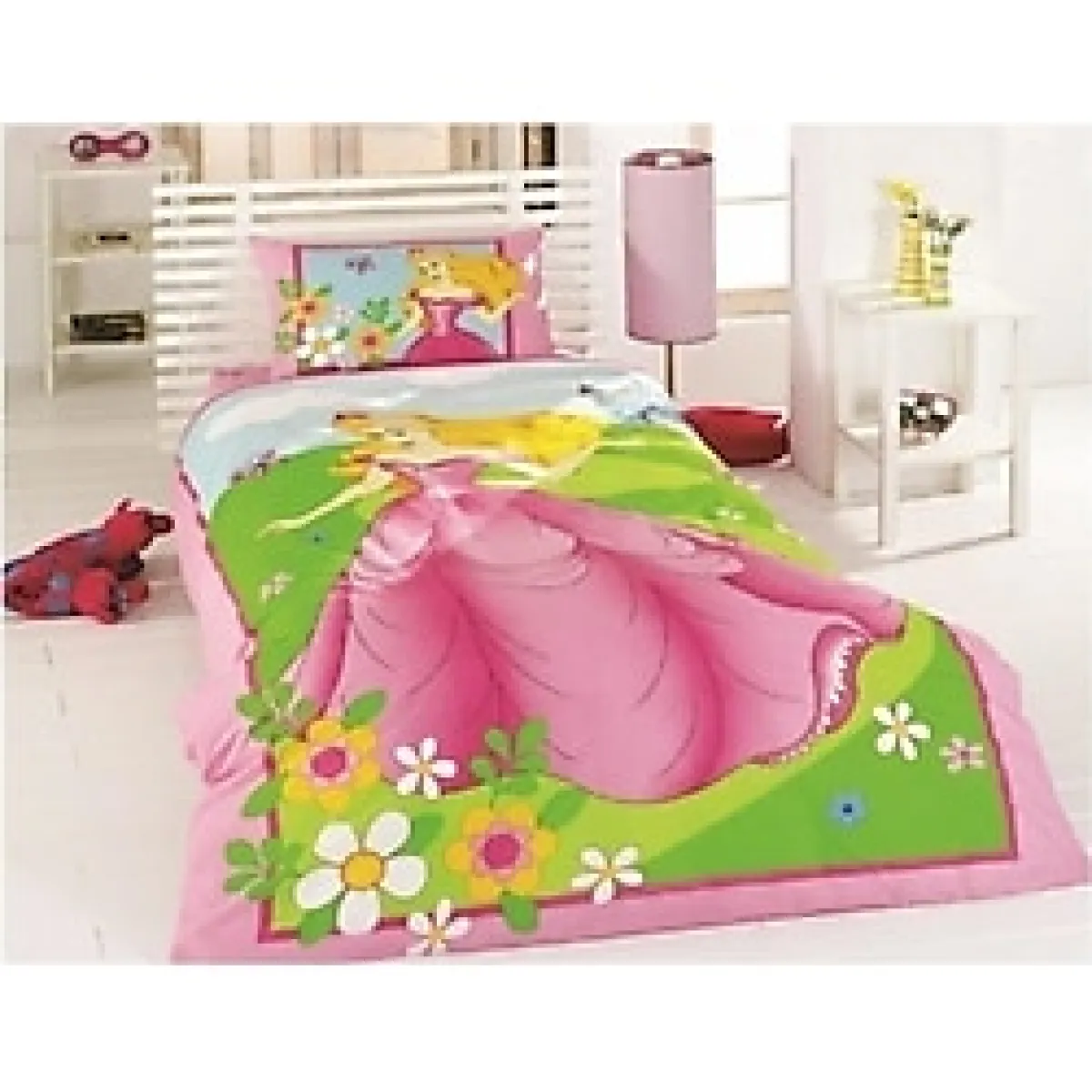 Kristal By Taç Ece Ranforce Tek Kişilik Nevresim Takımı