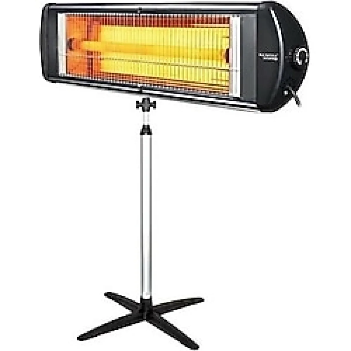 Kumtel 2500W Ecoplus Ayaklı Infrared Siyah Ufo Soba Ayak Hediyeli (Ayak Dahil) - 2500 W