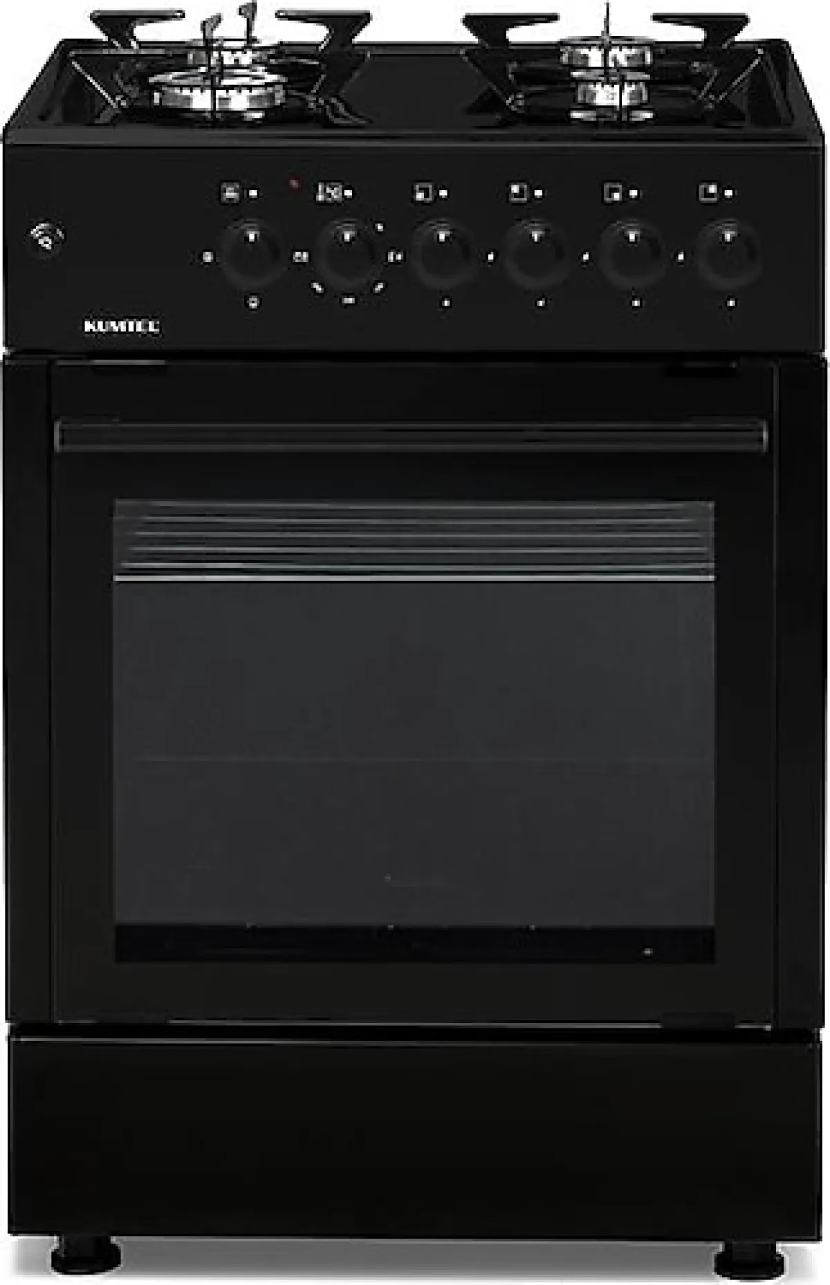 Kumtel 662S-40 F Siyah Tam Boy Ocaklı Fırın