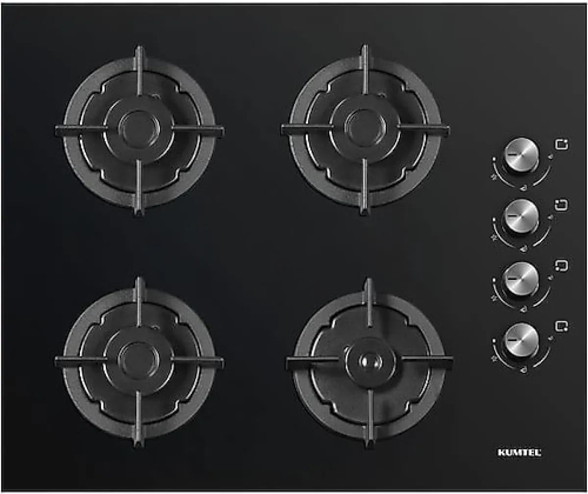 Kumtel Döküm Izgaralı Siyah KO-40TSHDF Set Üstü Ocak