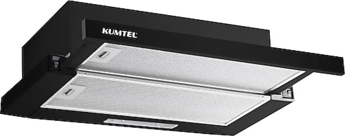 Kumtel DS6-905 S Siyah Sürgülü Aspiratör