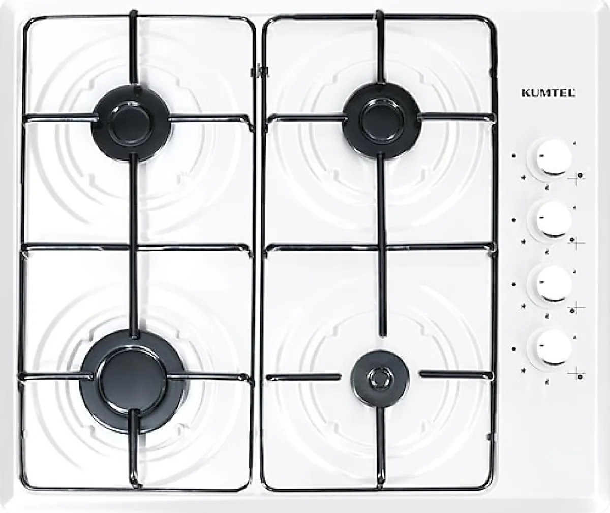 Kumtel M6-40BF Beyaz Violet Ankastre Ocak