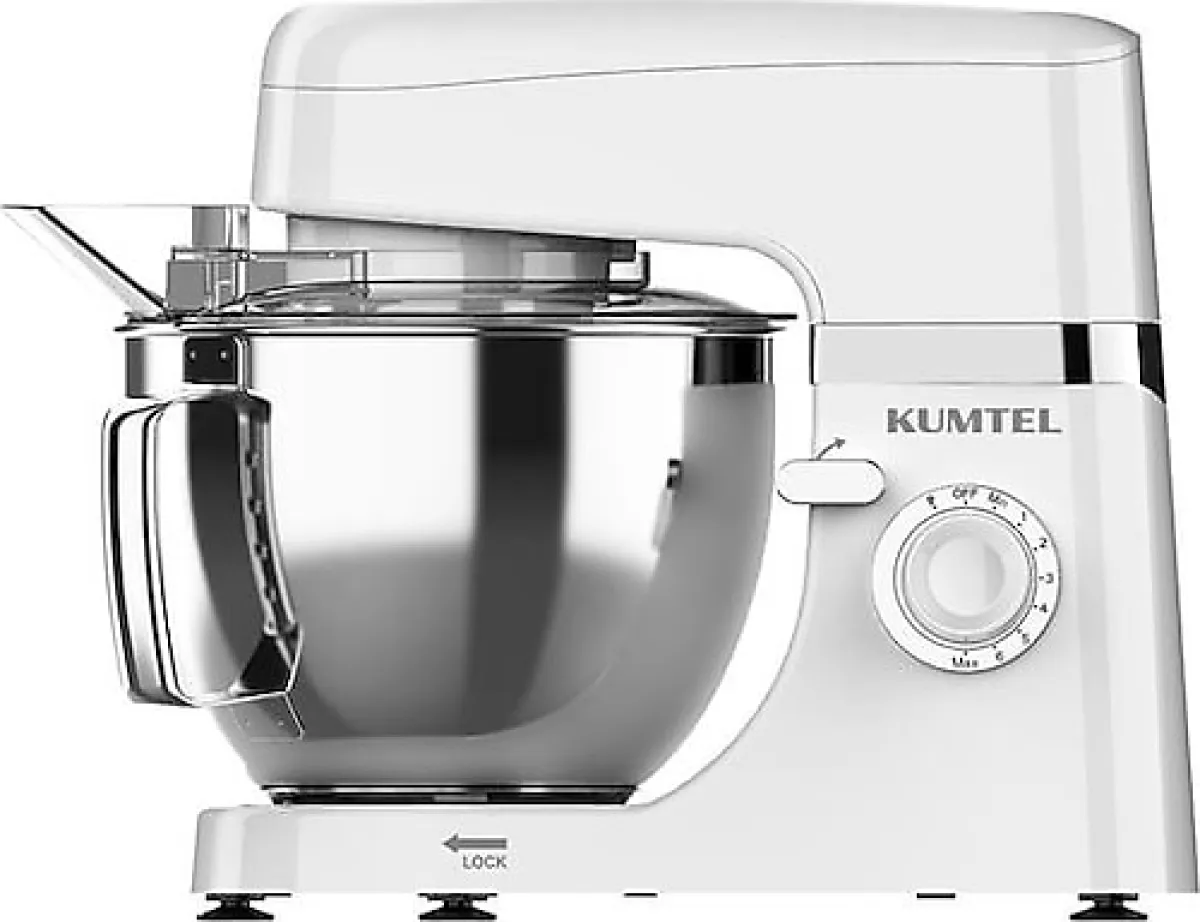 Kumtel SM-02 1800 W Beyaz 4.5 lt Hamur Yoğurma Makinesi