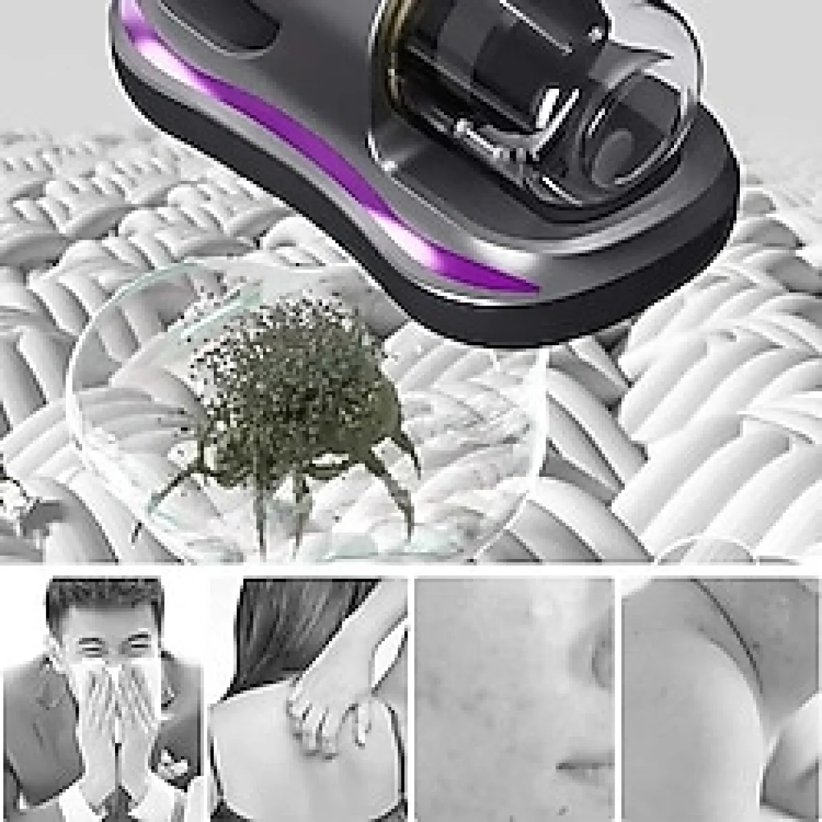 Lowell Home Ieg Acarid Temizleme Makinesi El Süpürgesi Yatak Temizleme Mite Temizleme Makinesi Cihazı Uv-C I - 1 - Renkli
