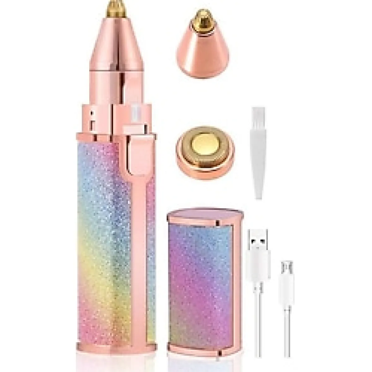 LTG Nova Çift Başlıklı Epilasyon Yüz Çene Işıklı Kıl Tüy Alma Mini Cep Epilasyonu Simli - Seçenek