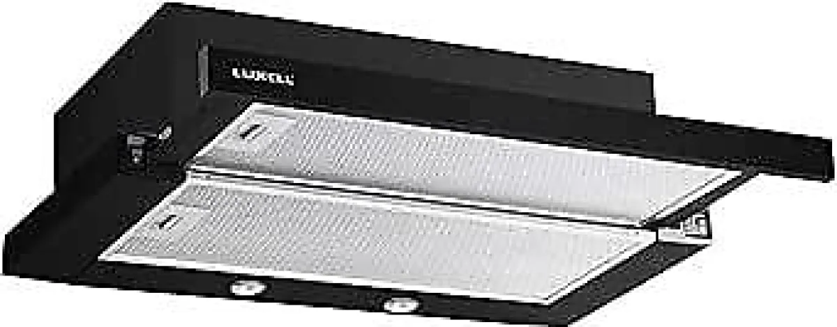 Luxell DS6-905S Siyah Sürgülü Aspiratör