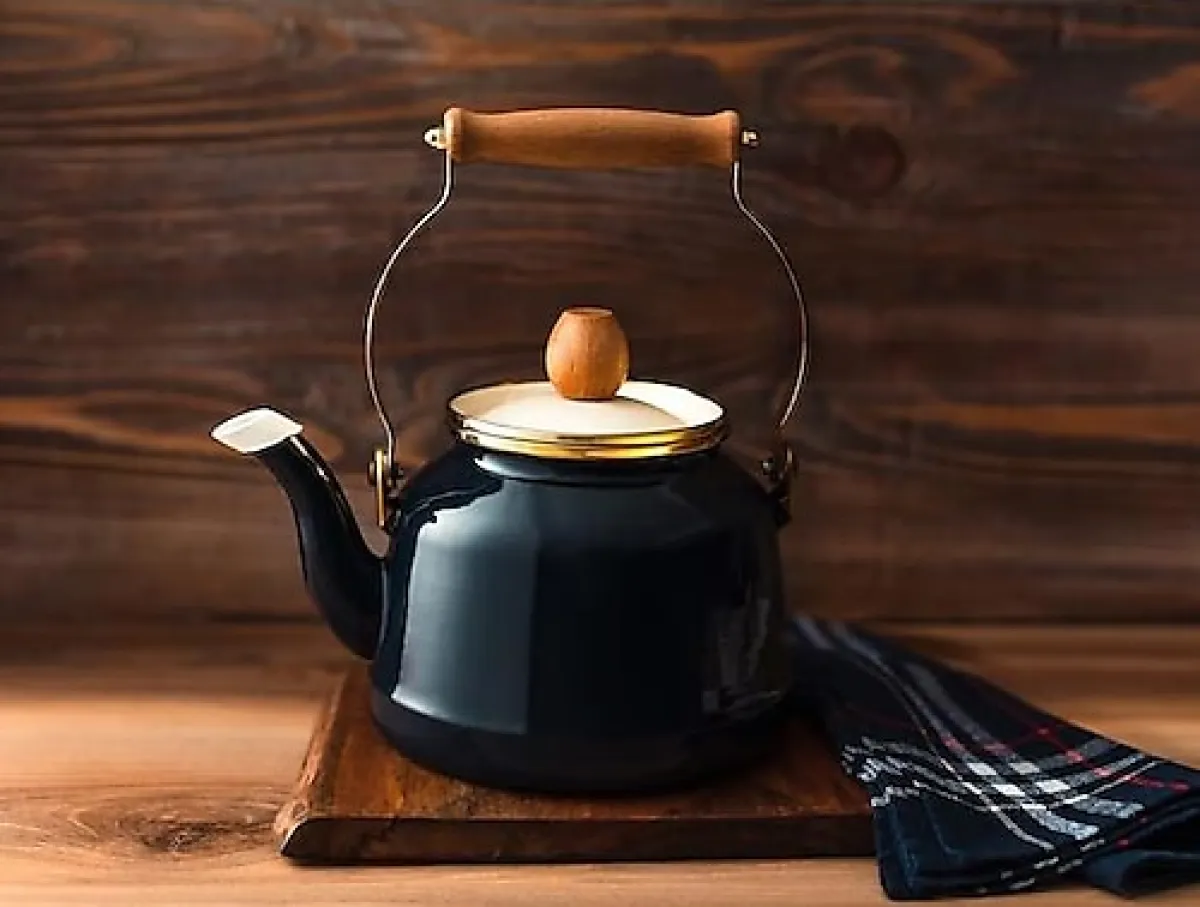 Madame Coco Bonneville Emaye Çaydanlık