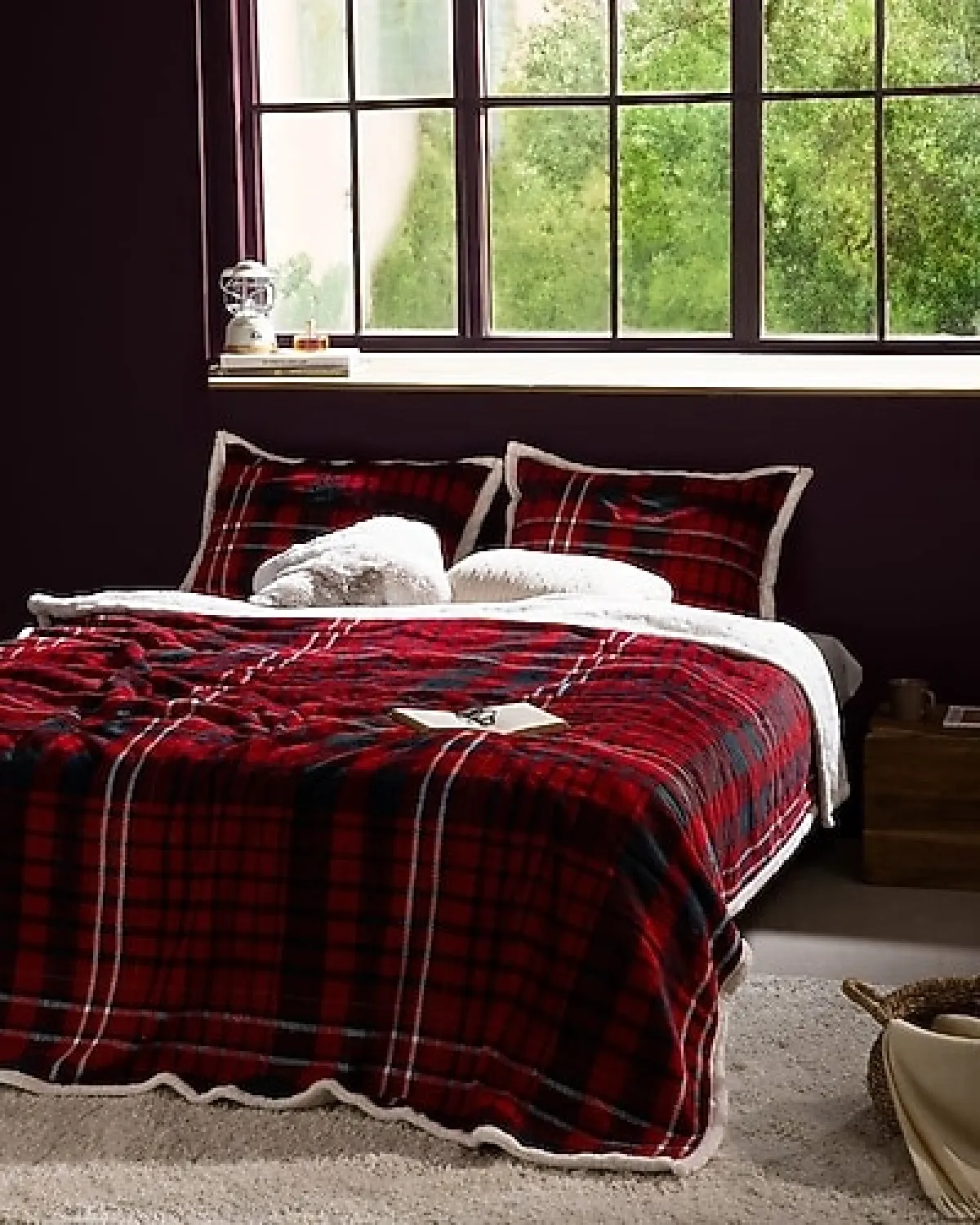 Madame Coco Jonzais Sherpa Çift Kişilik Yatak Örtüsü Takımı