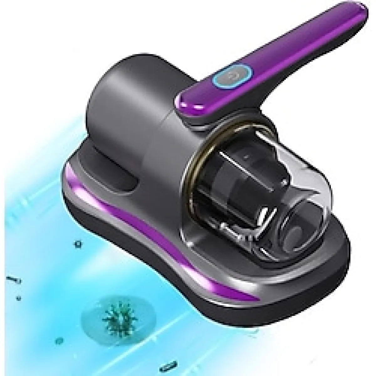 Mayt Süpürgesi 50W Uv Işıklı Yatak Temizleyici - Toz Akarı ve Uyuz Böceği Elektrikli Süpürge - Lacivert