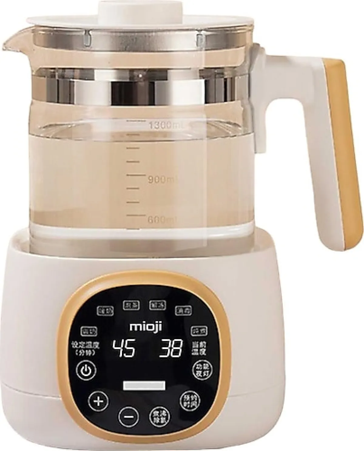 Mioji Mio K99 Çok Fonksiyonlu 600 W 1.3 lt Cam Kettle