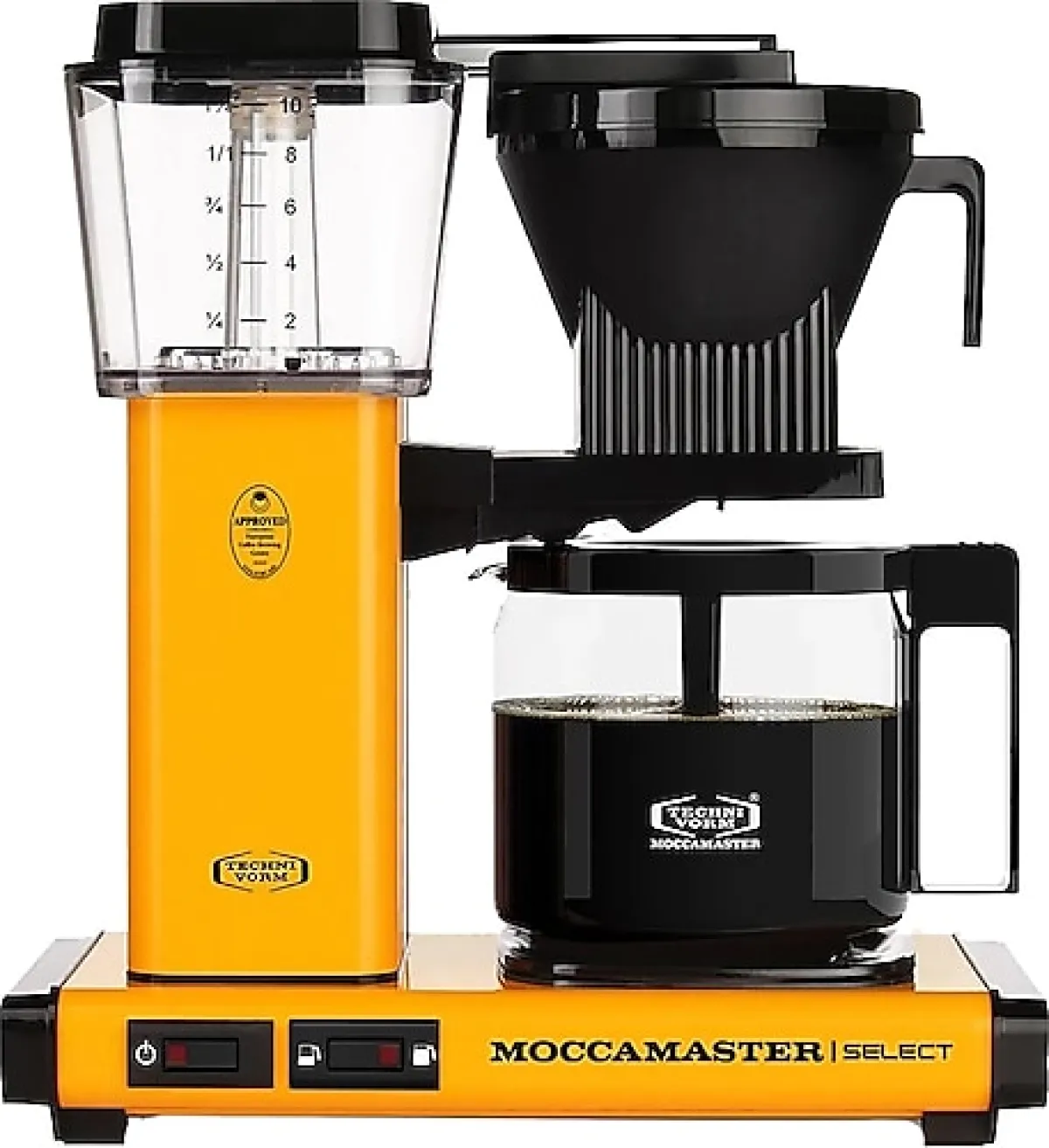 Moccamaster Select Sarı Cam Potlu Filtre Kahve Makinesi