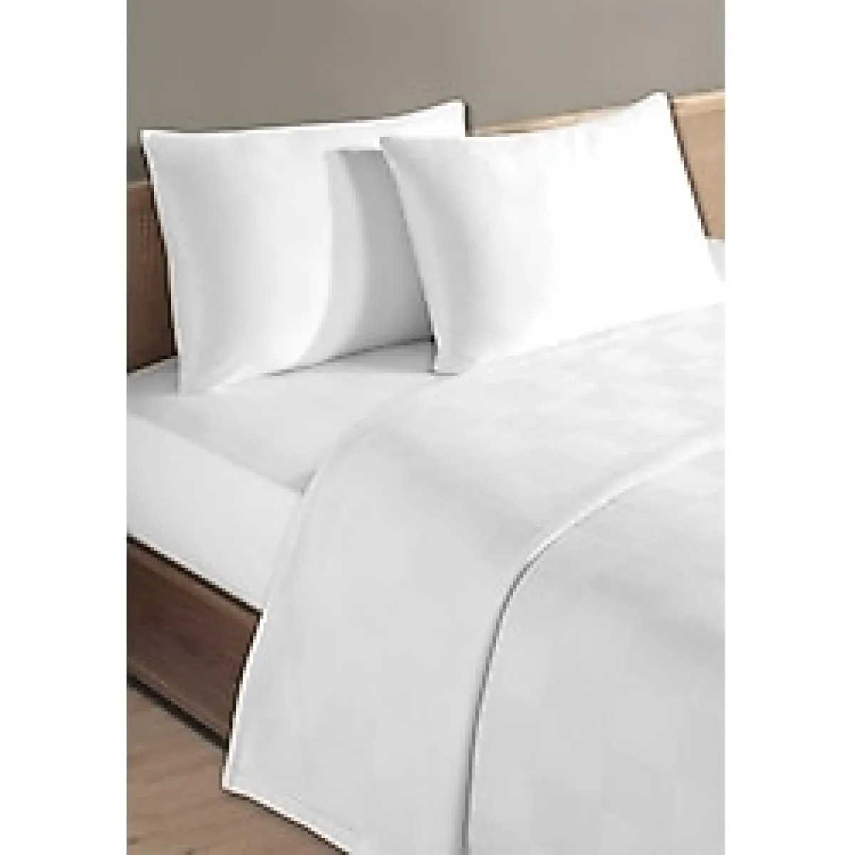 Monolisse %100 Pamuk Çift Kişilik Beyaz Otel Pike Takım 200 x 230 cm