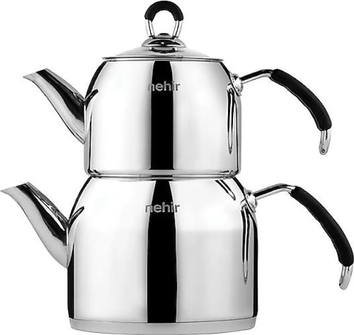 Nehir Modern Midi Boy Çelik Çaydanlık