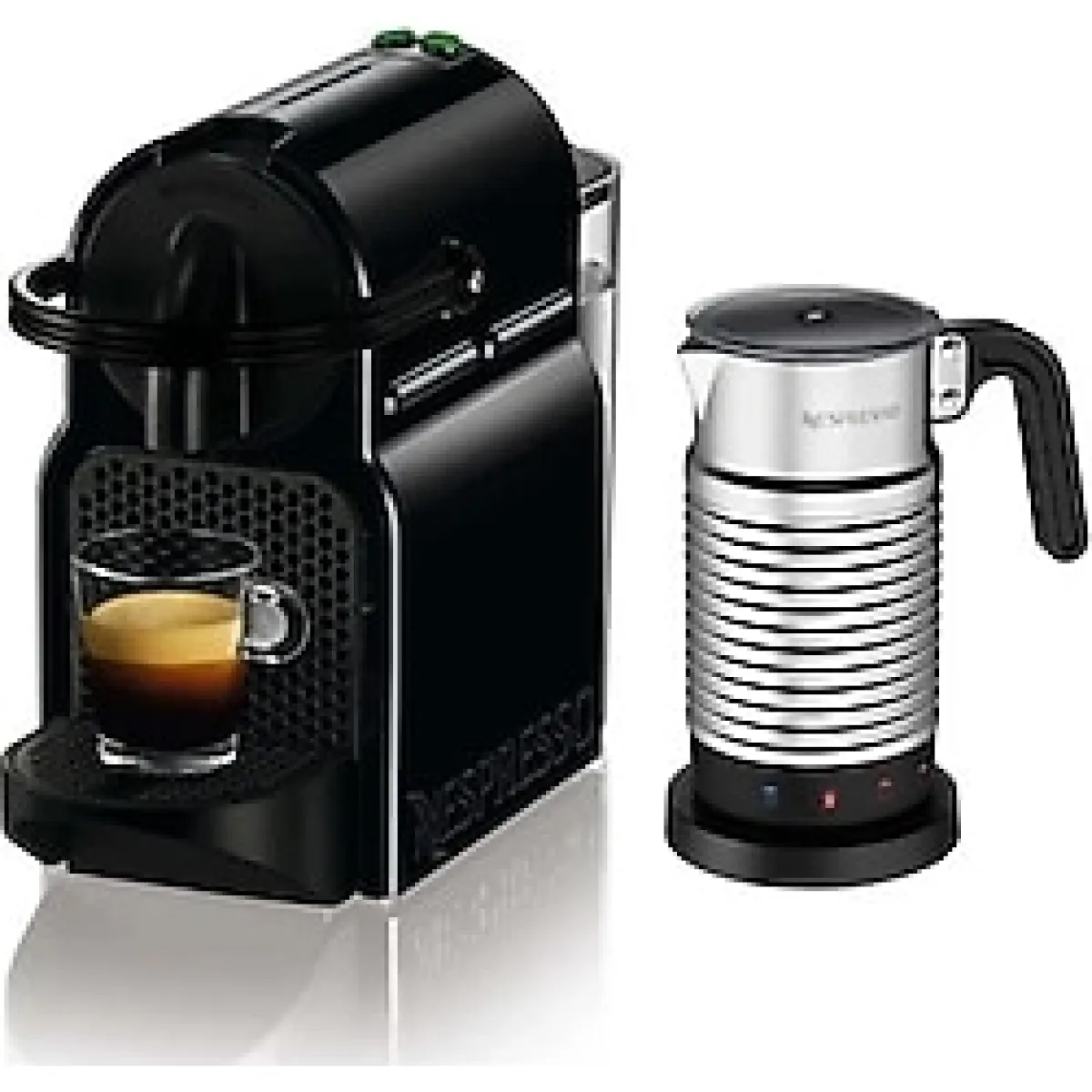Nespresso Inissia D40 Siyah & Aeroccino 4 Kahve Makinesi Seti