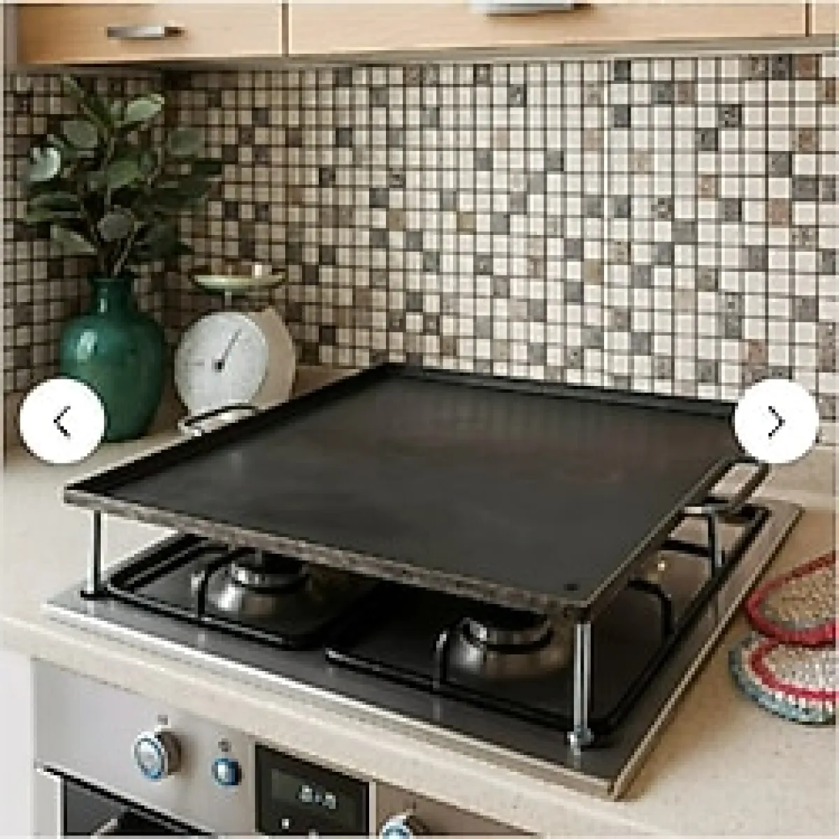 Ocak Üstu Gözleme, Kavurma Ve Mangal Sacı Köşeleri Kapalıdır Yağ Sızdırmaz Metal