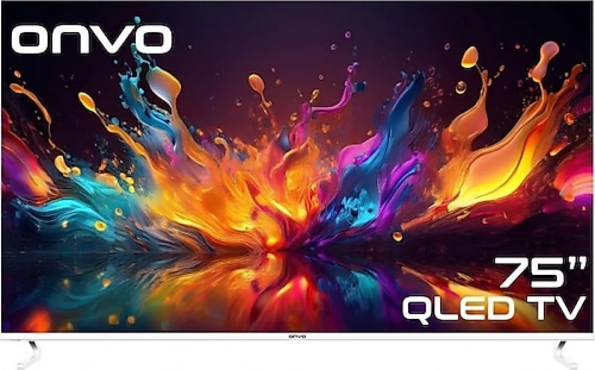 Onvo 75OVF9001UQ 4K Ultra HD 75" 190 Ekran Uydu Alıcılı Google Smart QLED TV