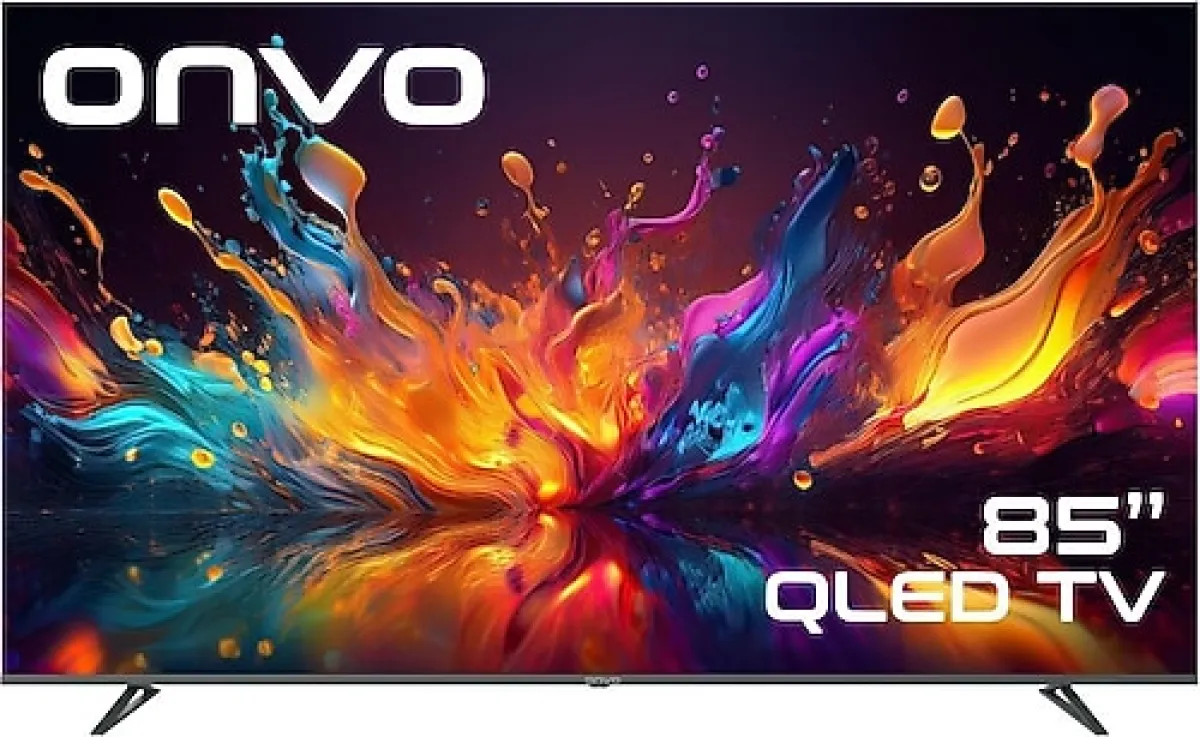 Onvo 85VQ90F3UA 4K Ultra HD 85" 216 Ekran Uydu Alıcılı Google Smart QLED TV
