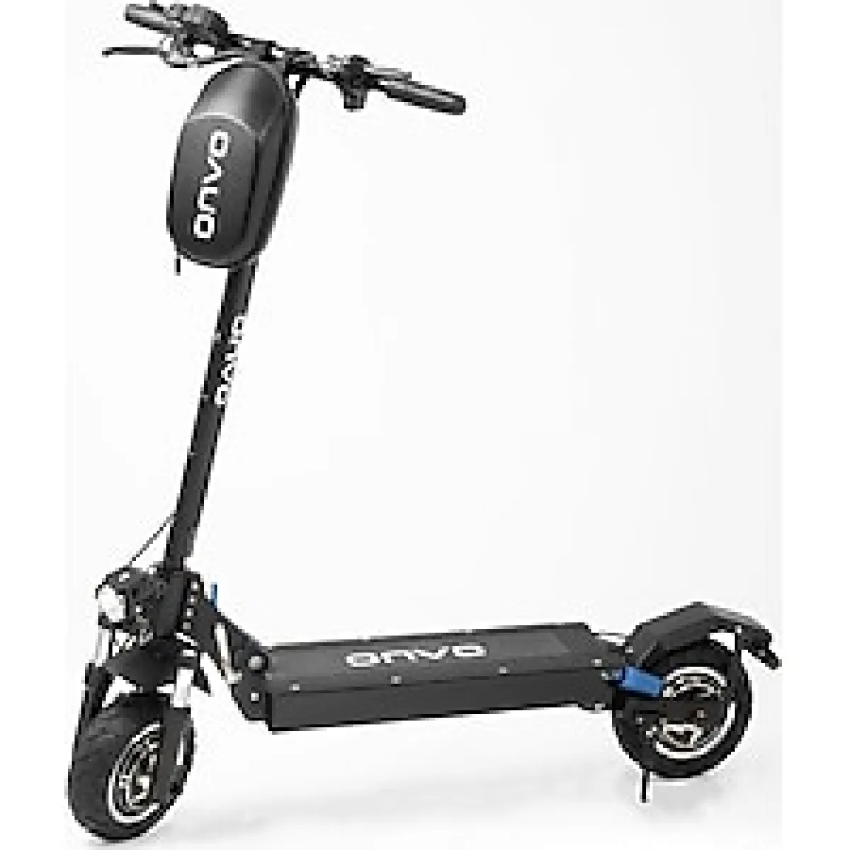 Onvo OV-012 X Plus Elektrikli Scooter 1600W 40-55 km Maksimum Hız ve Siyah Tasarım - Kontak Anahtarlı